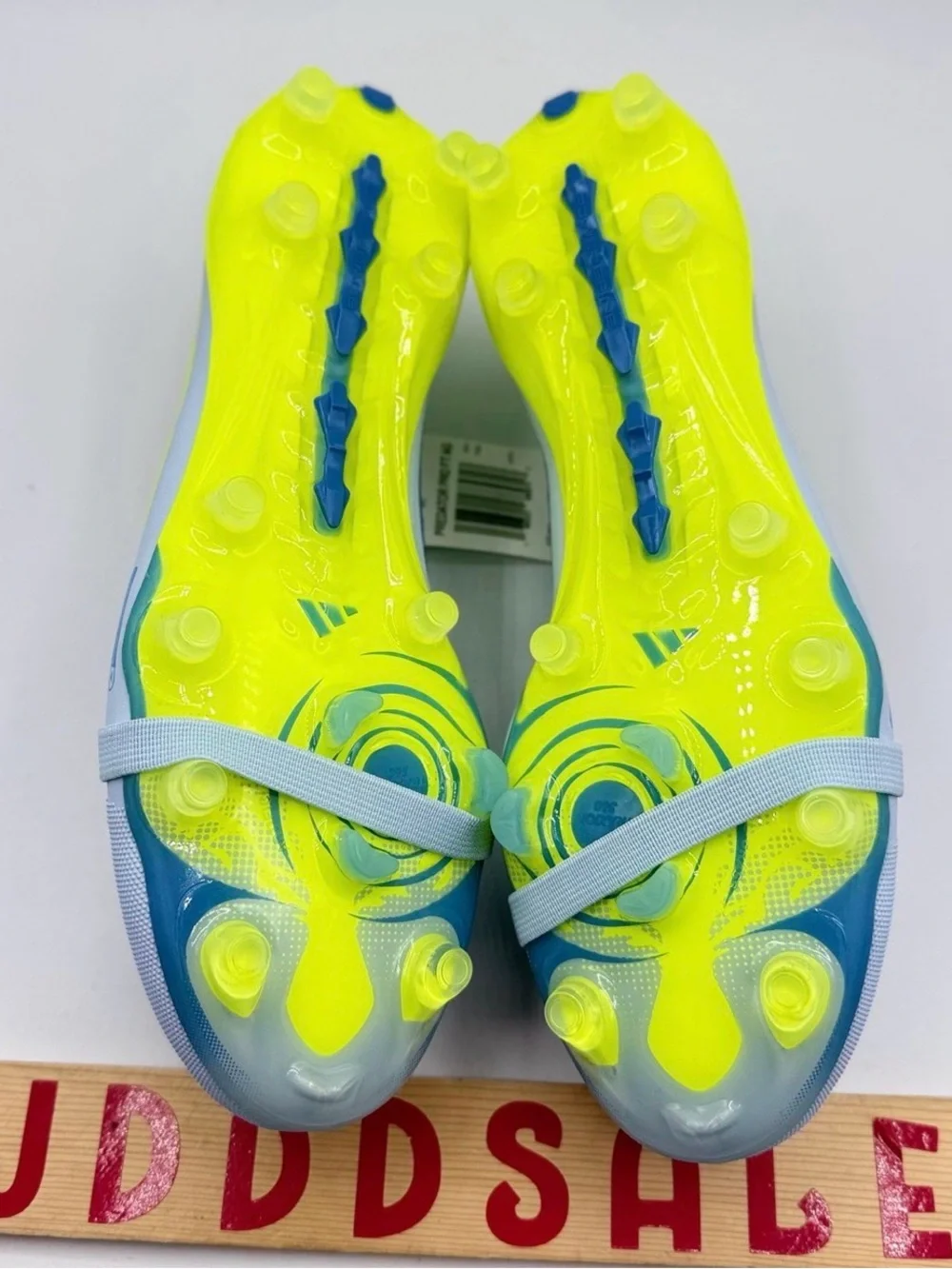 Adidas Predator Pro Fold Over Tongue AG Crystal Sky Blue Soccer JR7867 Men 8.5